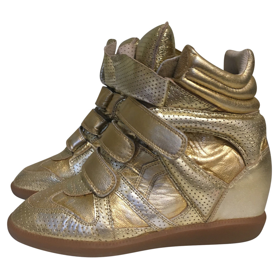 Isabel Marant Wedges in Gold