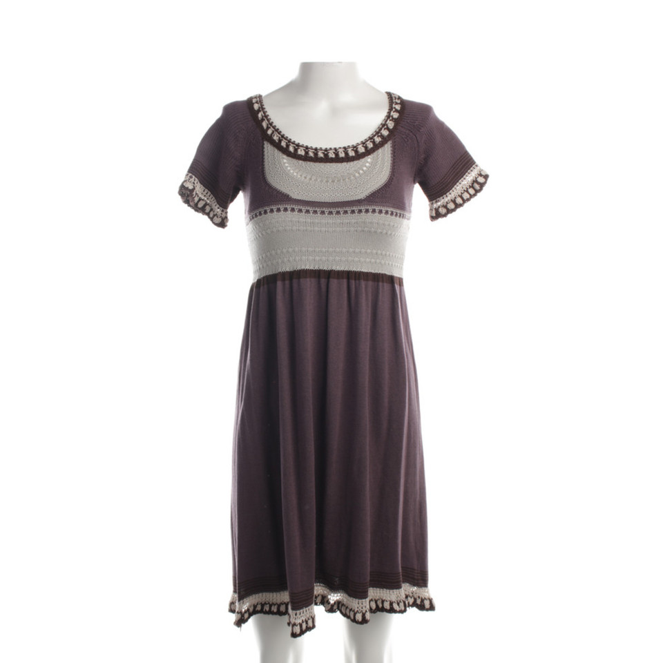 Hoss Intropia Kleid aus Baumwolle in Braun
