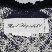 Karl Lagerfeld Suit Wol in Blauw