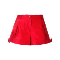 Emporio Armani Shorts aus Seide in Rot