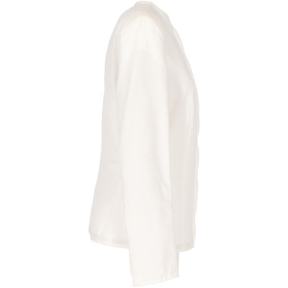 Emporio Armani Jacke/Mantel aus Baumwolle in Weiß