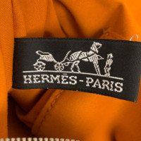 Hermès Reisetasche aus Baumwolle in Braun