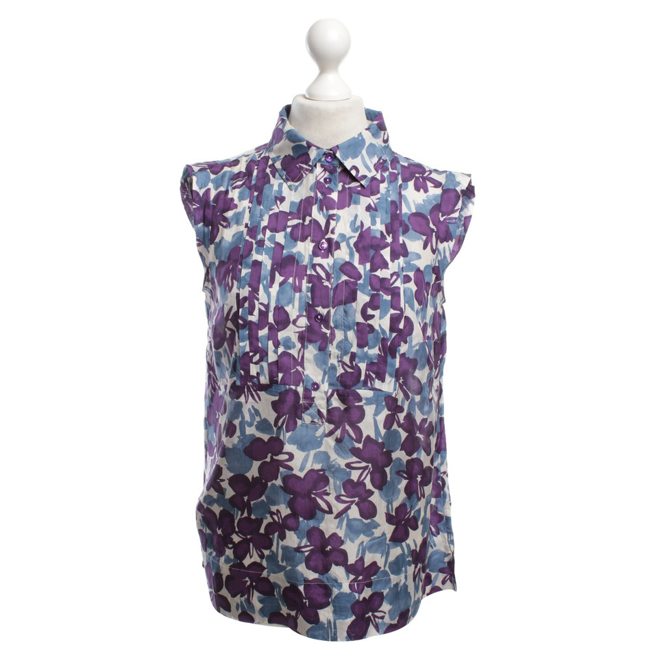 Max Mara blouse en soie avec imprimé floral