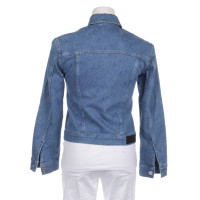 Karl Lagerfeld Jacke/Mantel aus Baumwolle in Blau