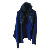 Yves Salomon Jacket/Coat in Blue