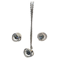 Swarovski Earrings & Chain