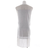 Helmut Lang Kleid aus Baumwolle in Grau