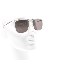 Alexander McQueen Sonnenbrille in Weiß