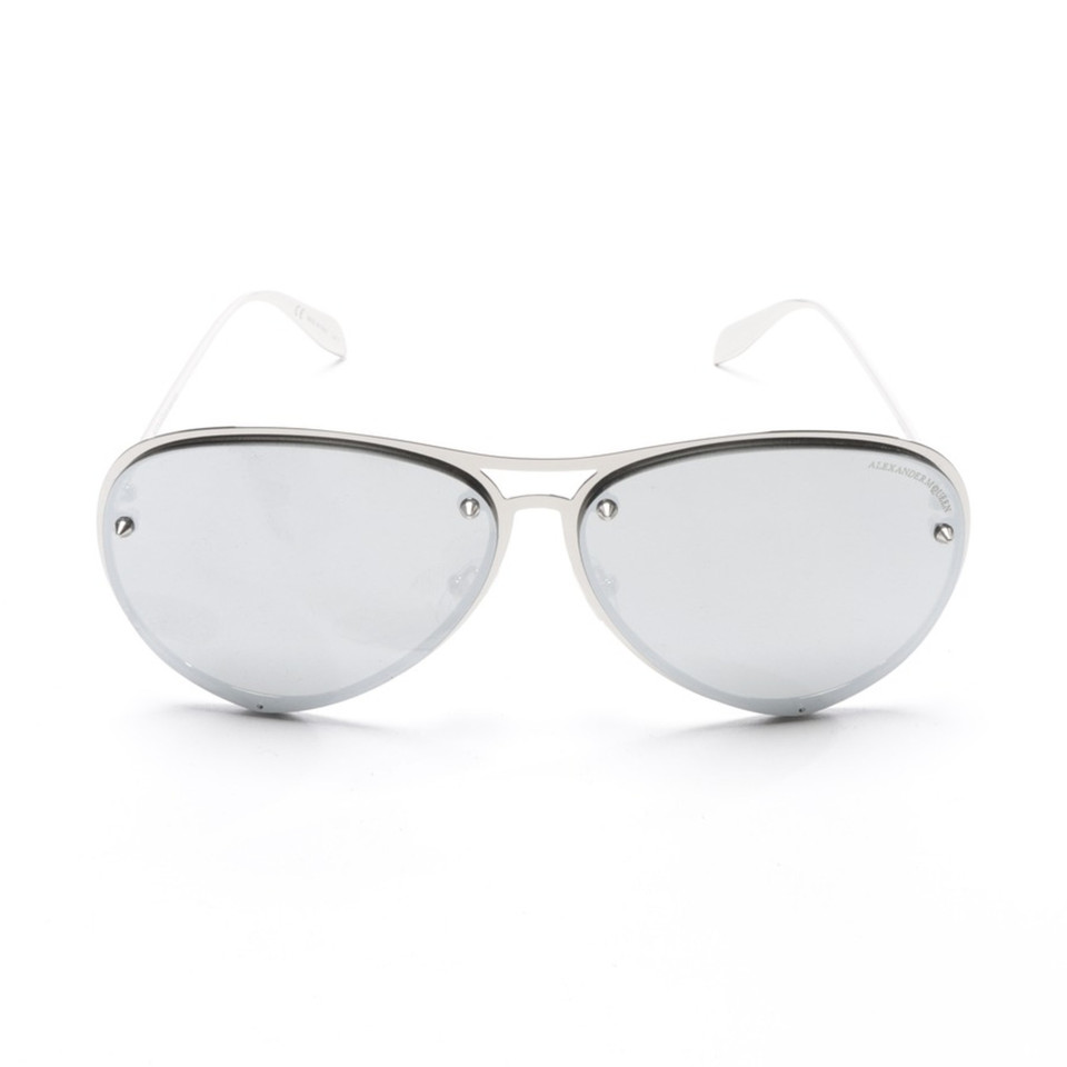 Alexander McQueen Lunettes de soleil en Argenté