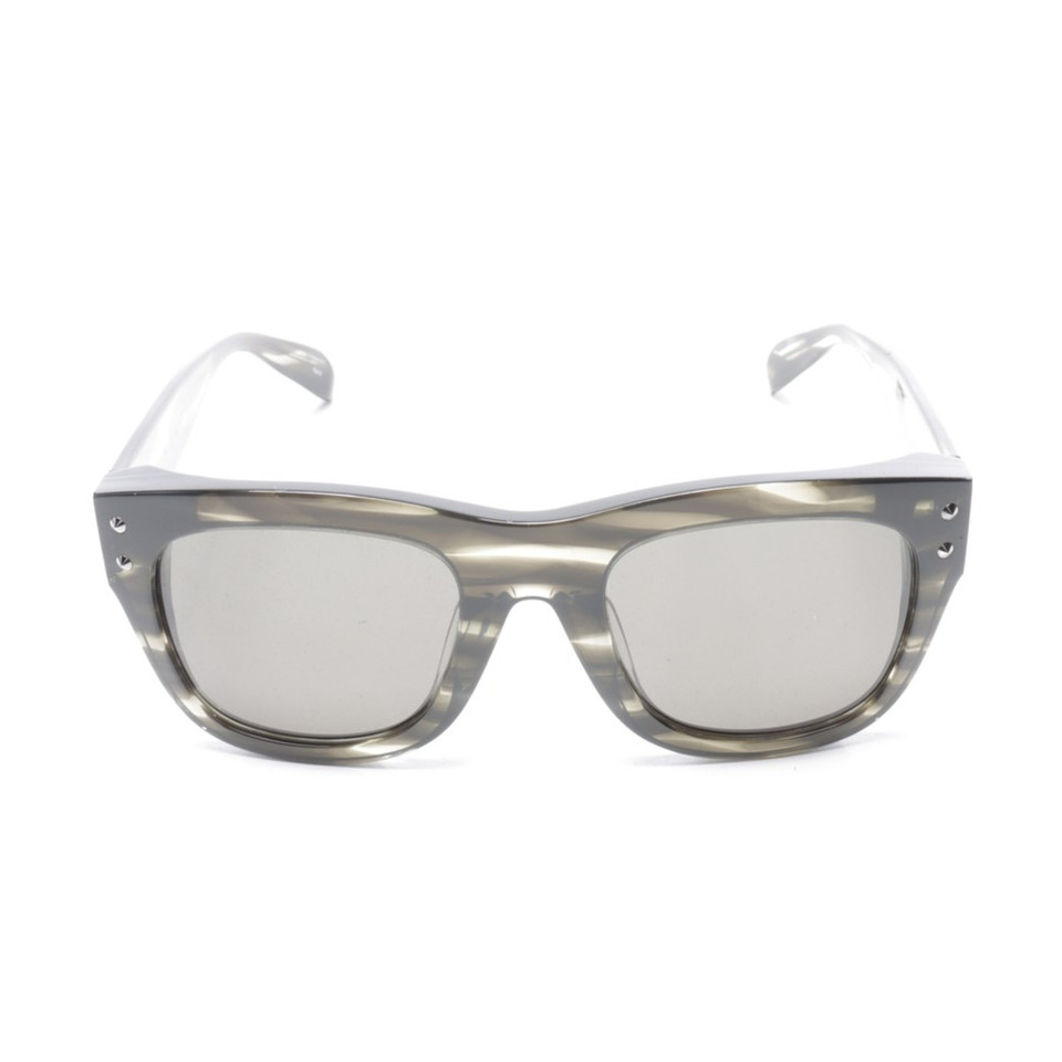 Alexander McQueen Sonnenbrille in Grau