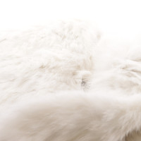 Yves Salomon Top Fur in White