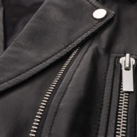 Quantum Courage Jacket/Coat Leather in Black