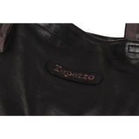 Repetto Shopper Leather in Black