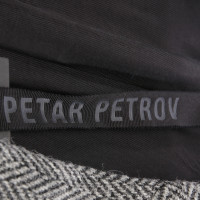 Petar Petrov Jacke/Mantel aus Wolle in Grau