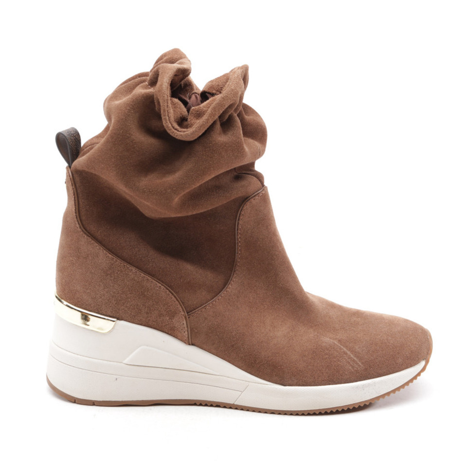 Michael Kors Bottines en Cuir en Marron