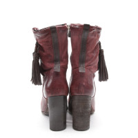 A.S.98 Ankle boots Leather in Red