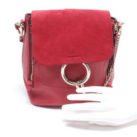 Chloé Sac à dos en Cuir en Rouge