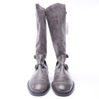 Belstaff Stiefel aus Leder in Grau