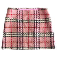Burberry Plaid skirt pink