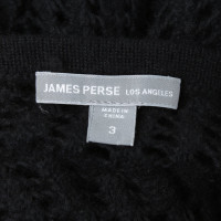 James Perse Crochet top in nero