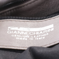 Gianni Chiarini Umhängetasche aus Leder in Grau