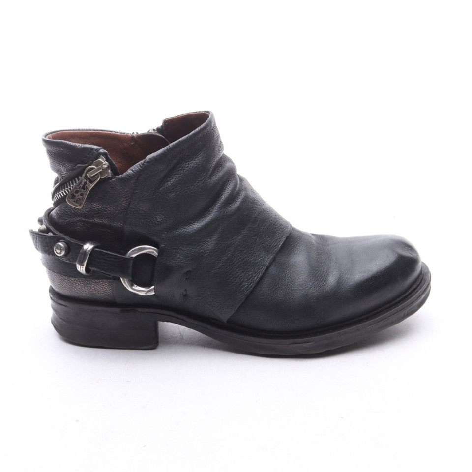 A.S.98 Ankle boots Leather in Black