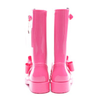 Red (V) Boots in Pink