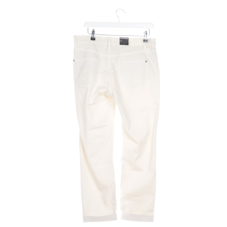 Cambio Jeans aus Baumwolle in Weiß