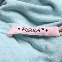 Rosa Cashmere T-Shirt in Türkis