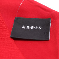 Akris Dress Wool in Red