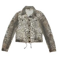 Just Cavalli Katoenen jas met animal print