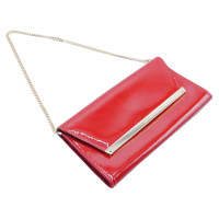 Jimmy Choo Clutch Bag Patent leather in Red