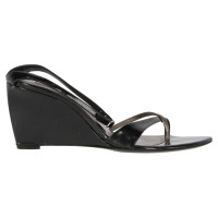 Sergio Rossi Sandals Patent leather in Black