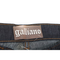 John Galliano Trousers Cotton in Blue