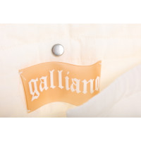 John Galliano Hose aus Baumwolle in Weiß