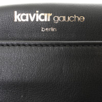 Kaviar Gauche Clutch mit Applikationen