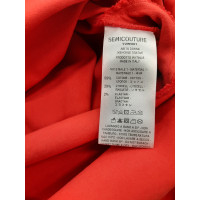 Semi Couture Vestito in Cotone in Rosso