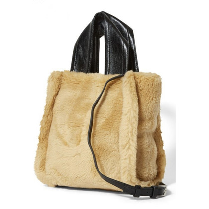 Stand Studio Reisetasche aus Wolle in Beige