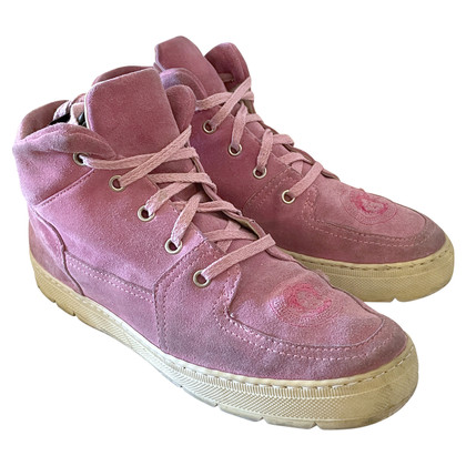 Versace Trainers Cotton in Pink