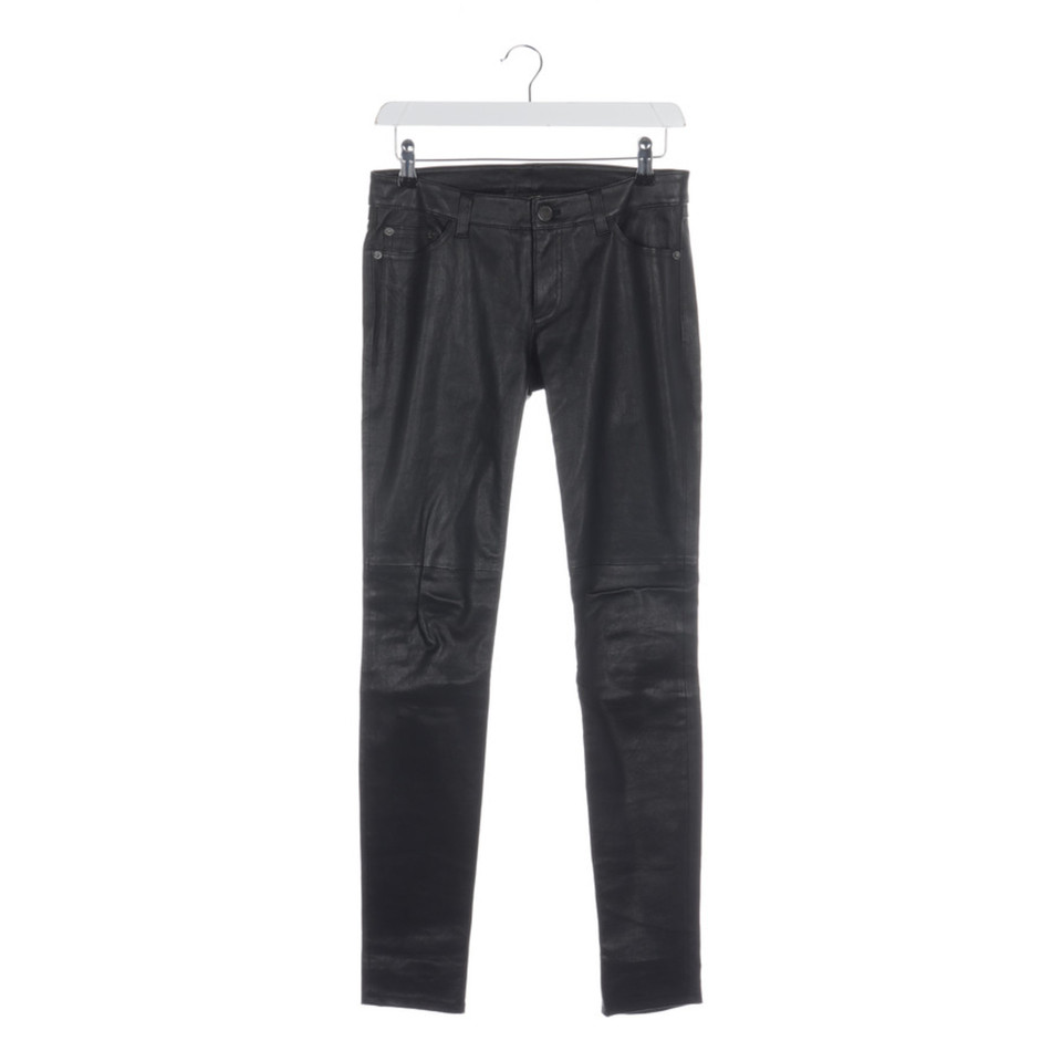 Michael Kors Trousers Leather in Black