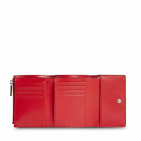 Calvin Klein Tote Bag aus Leder in Rot
