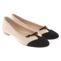 Unützer Ballerine in beige / nero