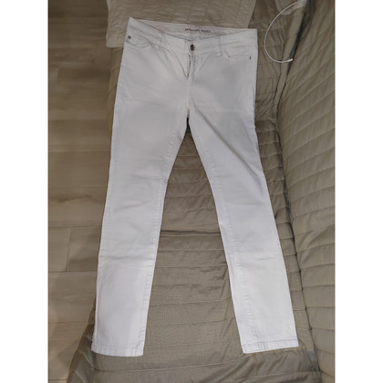 Michael Kors Paire de Pantalon en Coton en Blanc