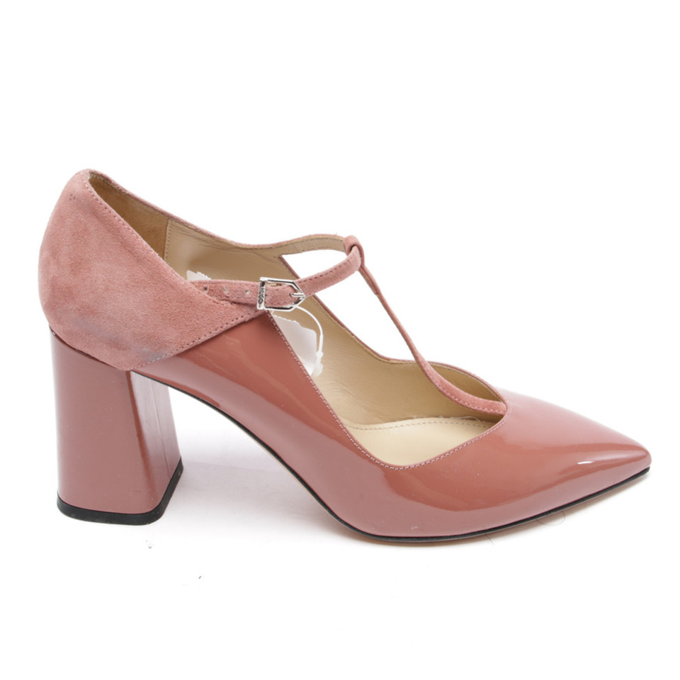 Hugo Boss Pumps/Peeptoes Leer in Roze