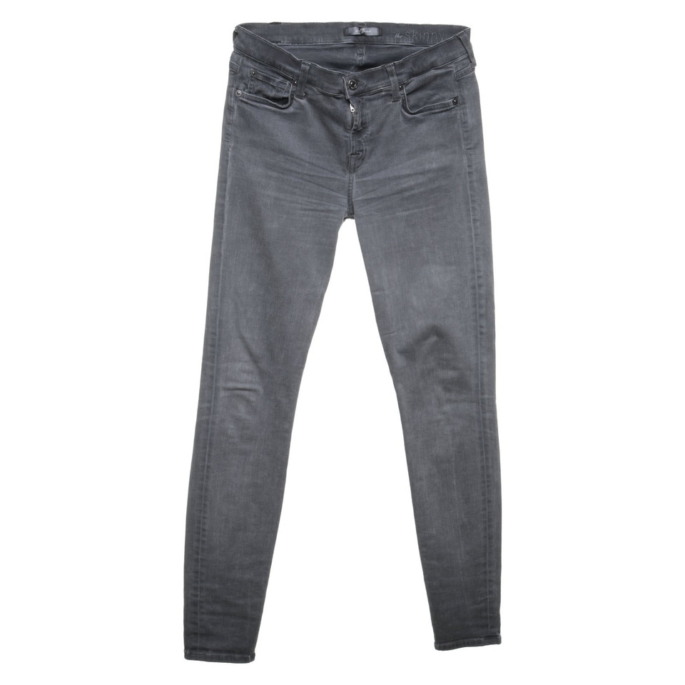 7 For All Mankind Skinny jeans en gris