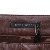 Strenesse Brown leather trousers