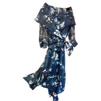 Max Mara Dress Silk in Blue