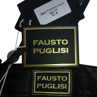 Fausto Puglisi Jeans with leather insert