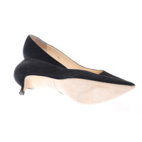 Jimmy Choo Pumps/Peeptoes aus Leder in Schwarz