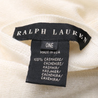 Ralph Lauren Sciarpa di cachemire in crema
